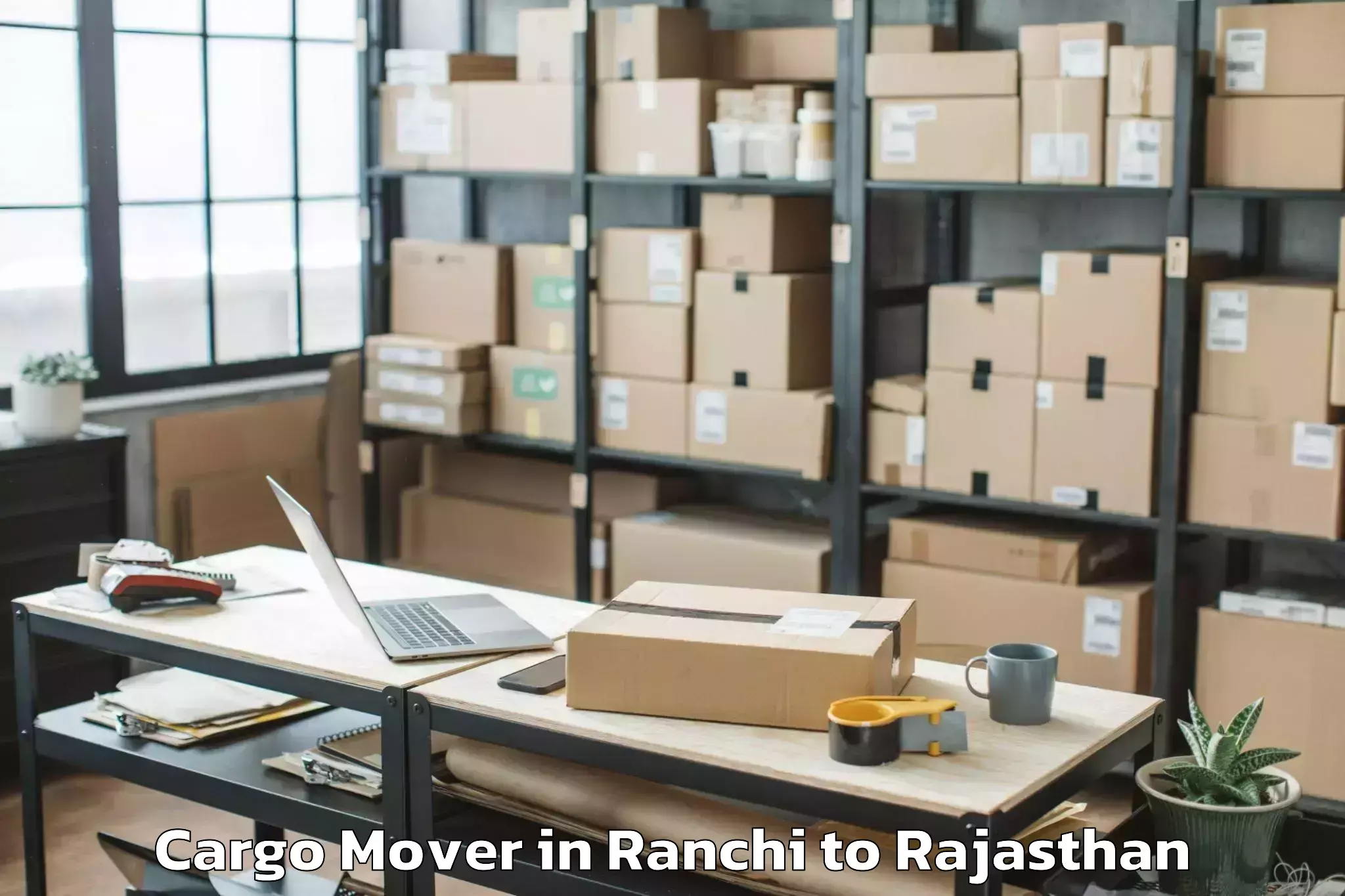 Top Ranchi to Jhadol Cargo Mover Available